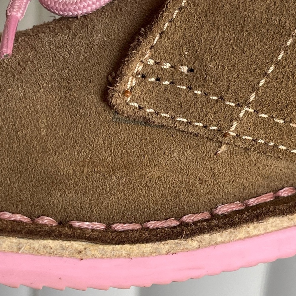 Veldskoen Heritage Uhambo Chukka Boots Pink Sole Suede Lace Up Women’s Size 6 - Picture 15 of 15
